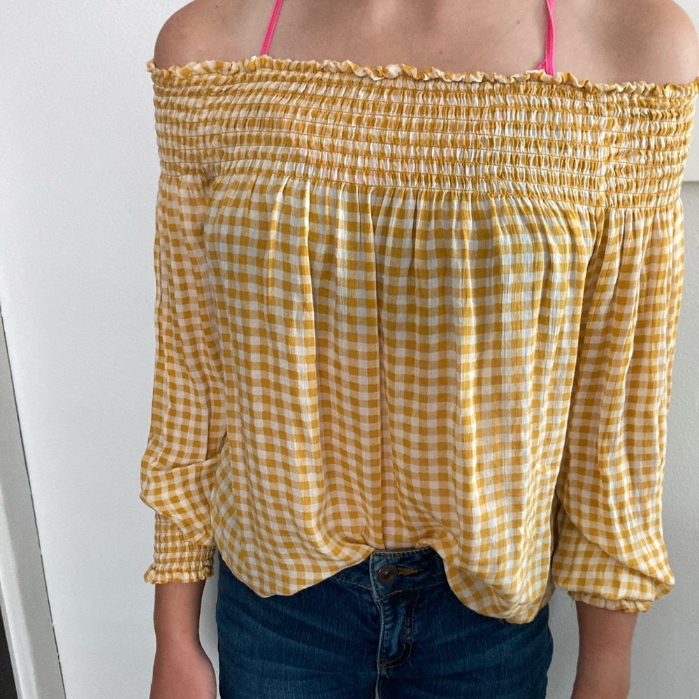 Gingham style shirt